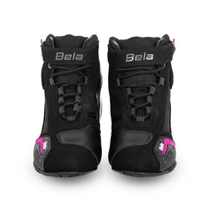 BELA KIVA LADY STIVALI DA MOTO URBANI NERO FUCSIA 