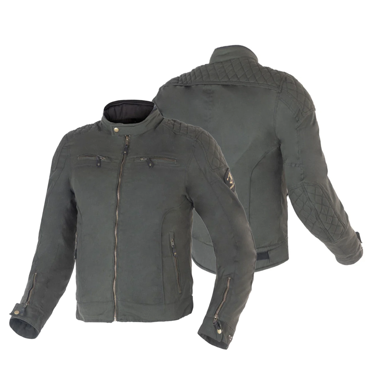 BELA FURY WAX GIACCA TESSUTO VERDE 
