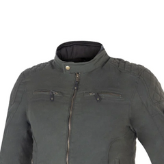 BELA FURY WAX GIACCA TESSUTO VERDE 