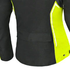 BELA ELANUR GIACCA DI MOTO DONNA TOURING IN TESSUTO NERO GIALLO 