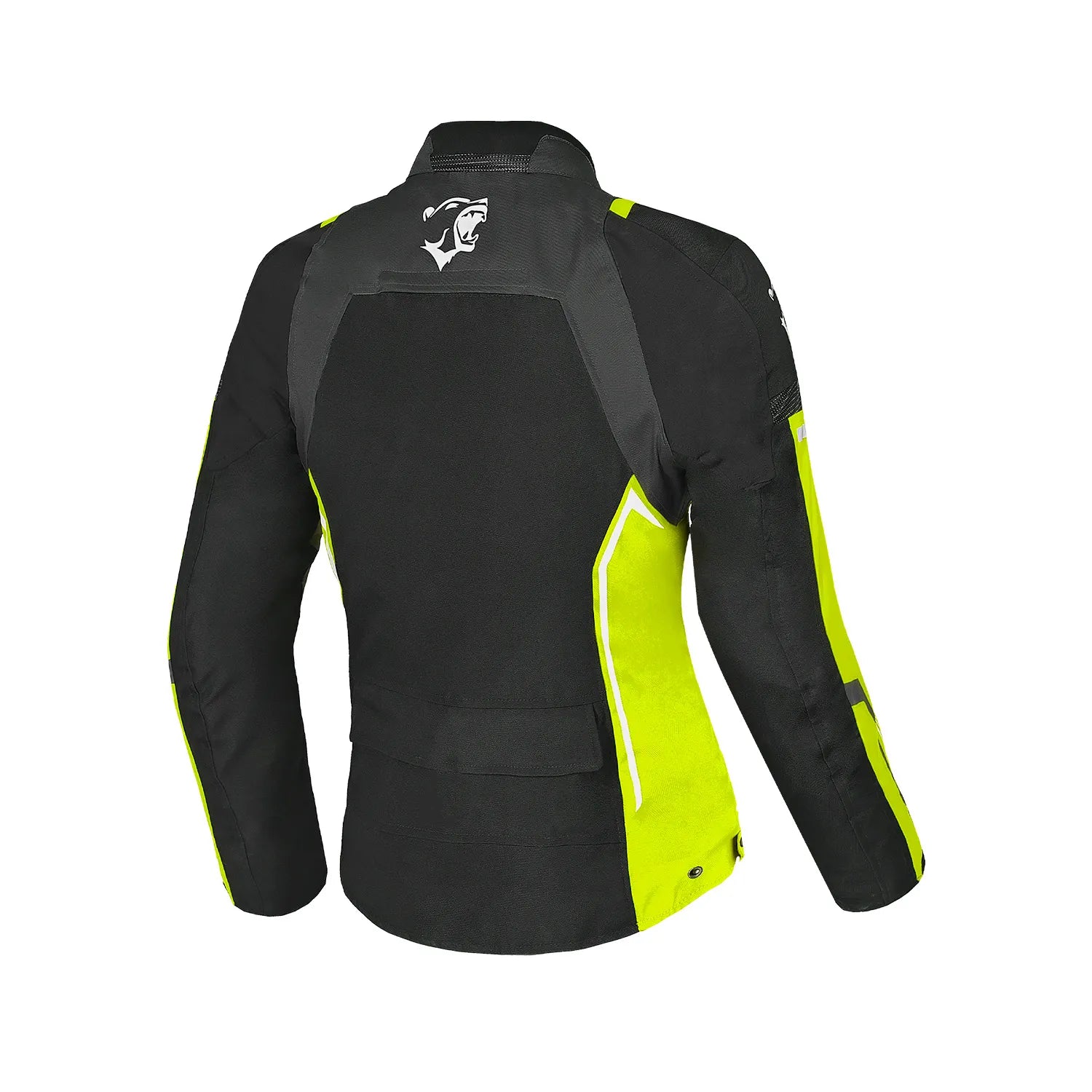 BELA ELANUR GIACCA DI MOTO DONNA TOURING IN TESSUTO NERO GIALLO 