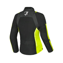 BELA ELANUR GIACCA DI MOTO DONNA TOURING IN TESSUTO NERO GIALLO 