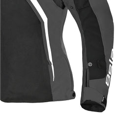 BELA ELANUR GIACCA DI MOTO DONNA NERO GRIGIO 