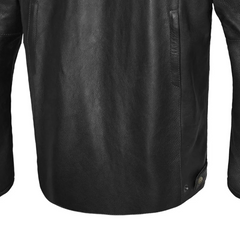 BELA - GIACCA IN PELLE STARK GRIGIO SCURO/ANTRACITE 