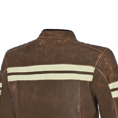 BELA - GIACCA IN PELLE STARK MARRONE VINTAGE/BEIGE 