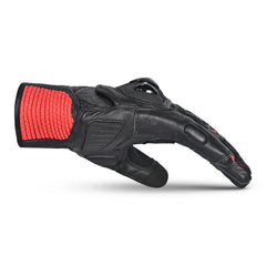 BELA BLAST GUANTI UOMO ESTIVI PELLE NERO/ROSSO 