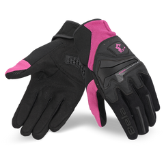 BELA STAR GUANTI DI MOTO DONNA NERO ROSA 