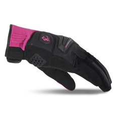 BELA STAR GUANTI DI MOTO DONNA NERO ROSA 