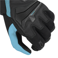 BELA STAR GUANTI DI MOTO DONNA NERO TURCHESE 