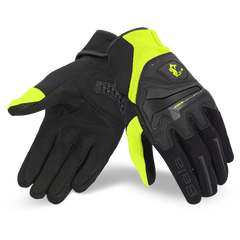 BELA STAR GUANTI DI MOTO UOMO NERO GIALLO FLUO 