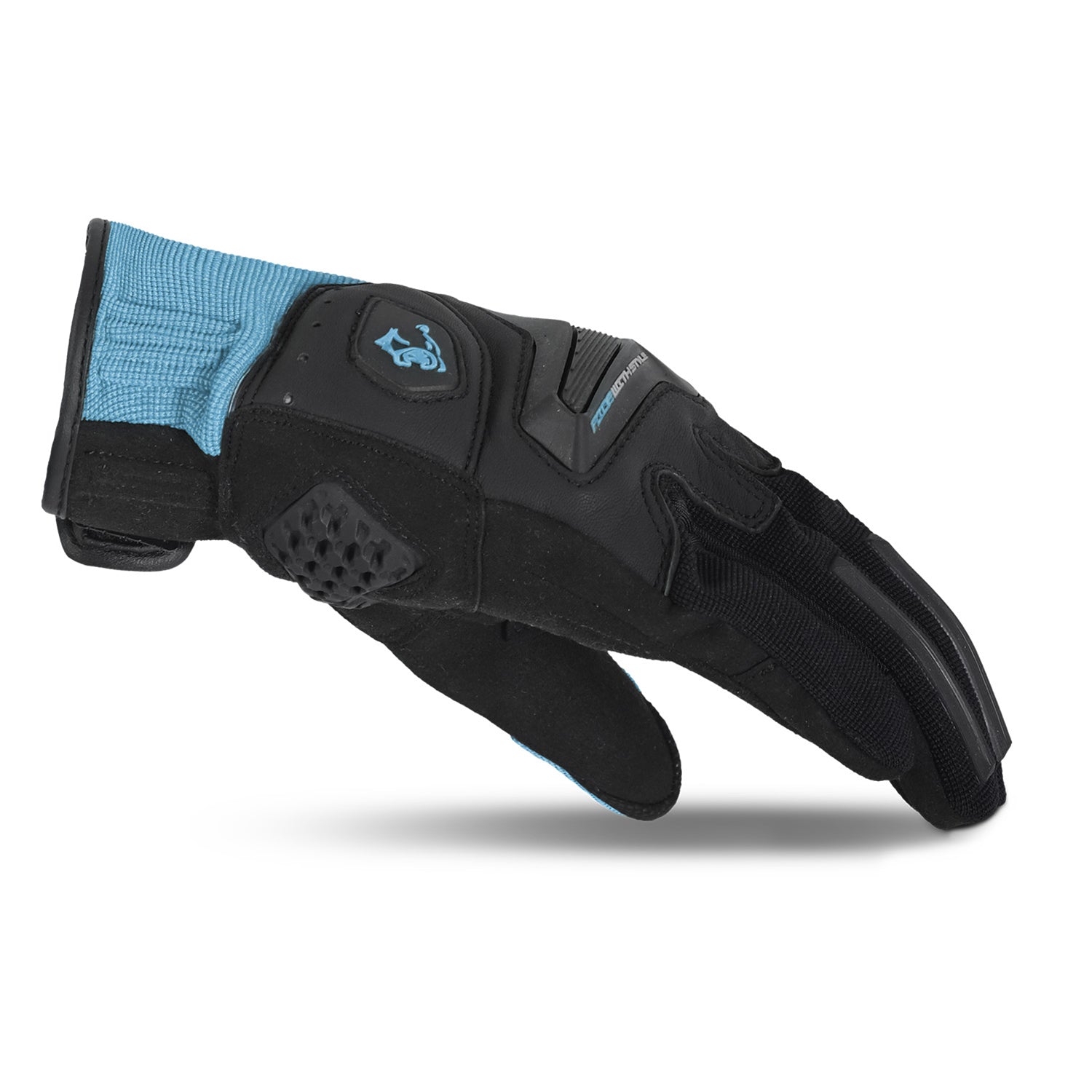 BELA - Guante Textil Star Lady Negro Turquoise 
