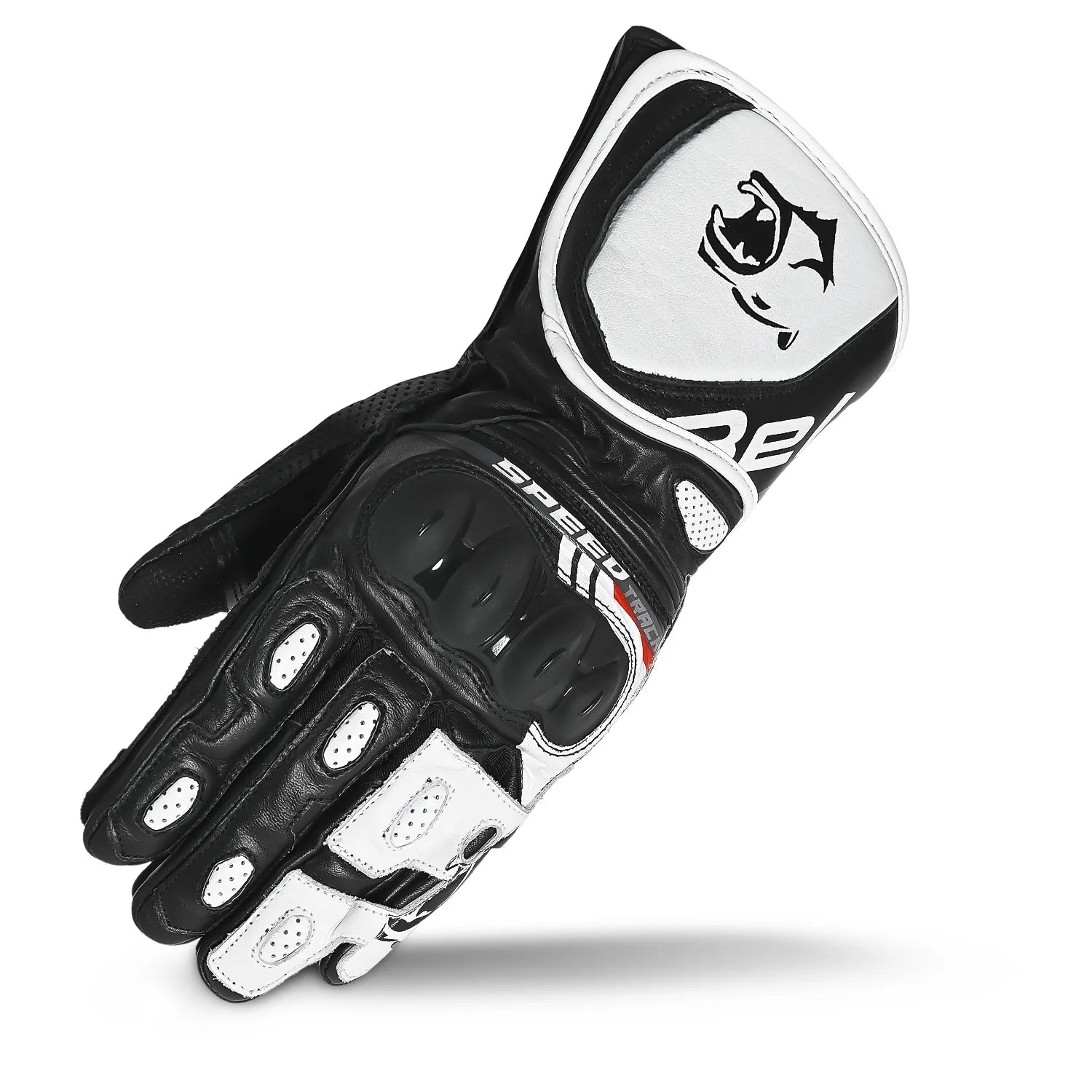 BELA LEMOX GUANTI DI MOTO CORSA UOMO NERO BIANCO 