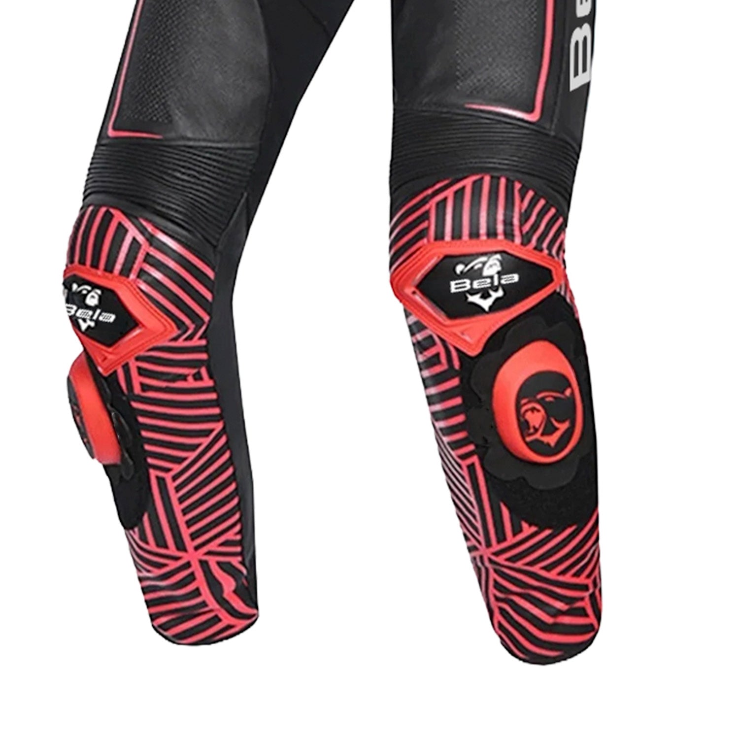 BELA NORTH STAR 1PC TUTA CORSA MOTO NERO ROSSO 