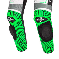 BELA NORTHSTAR 1PC TUTA CORSA MOTO BIANCO NERO VERDE 