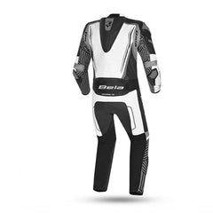 BELA NORTHSTAR 1PC TUTA CORSA MOTO BIANCO  NERO 
