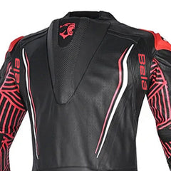 BELA NORTH STAR 1PC TUTA CORSA MOTO NERO ROSSO 