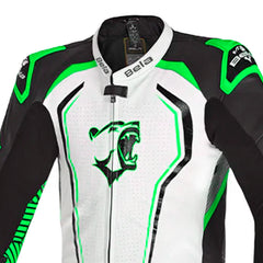 BELA NORTHSTAR 1PC TUTA CORSA MOTO BIANCO NERO VERDE 