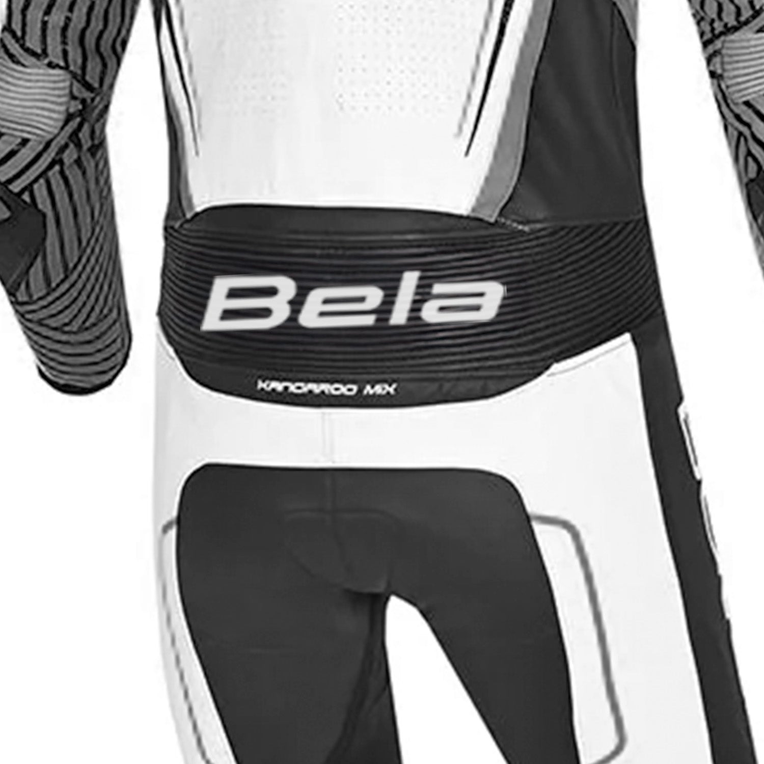 BELA NORTHSTAR 1PC TUTA CORSA MOTO BIANCO  NERO 