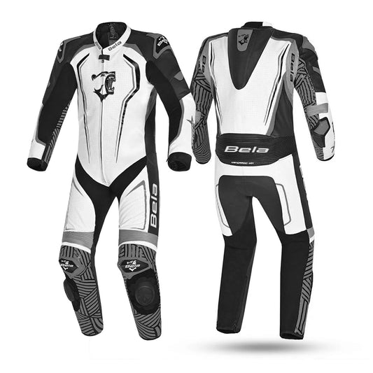 BELA NORTHSTAR 1PC TUTA CORSA MOTO BIANCO  NERO – Yamoto.it