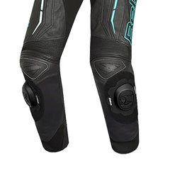 BELA ROCKET 1PC TUTA DONNA IN PELLE CANGURO MIX NERO BLU 