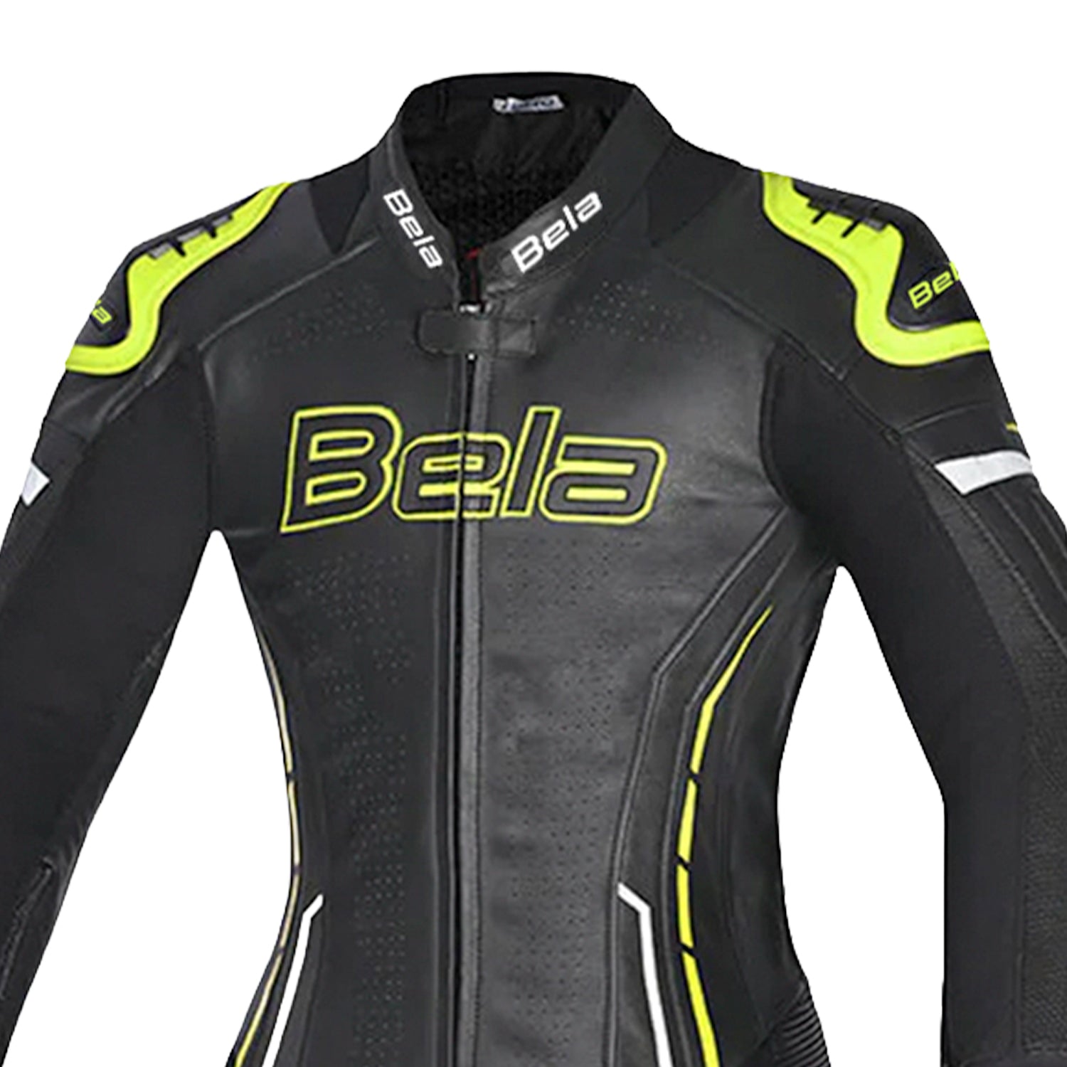 BELA ROCKET TUTE 1 PEZZO MOTO DONNA NERO GIALLO 