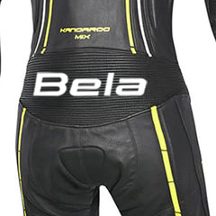 BELA ROCKET TUTE 1 PEZZO MOTO DONNA NERO GIALLO 