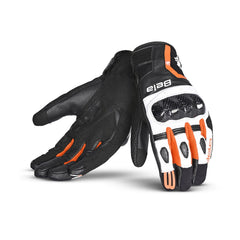 BELA AIR FLOW GUANTI DONNA MOTO ESTIVI ARANCIA NERO 