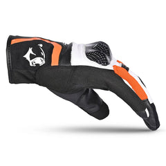 BELA AIR FLOW GUANTI DONNA MOTO ESTIVI ARANCIA NERO 