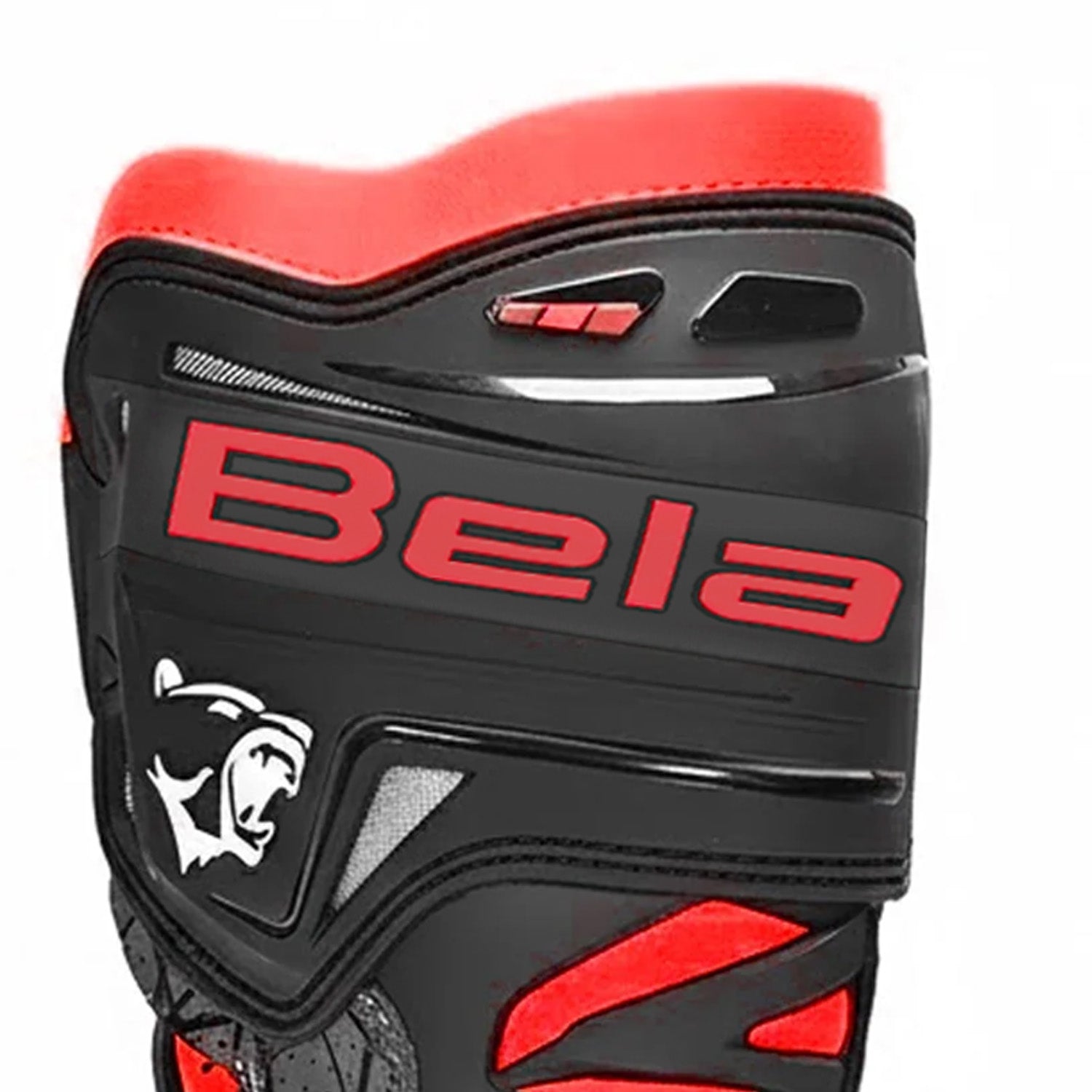 BELA  AIR RIDER RACING STIVALI MOTO NERO GRIGIO ROSSO 