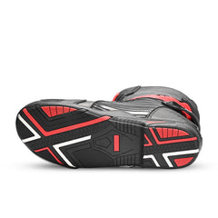 BELA  AIR RIDER RACING STIVALI MOTO NERO GRIGIO ROSSO 