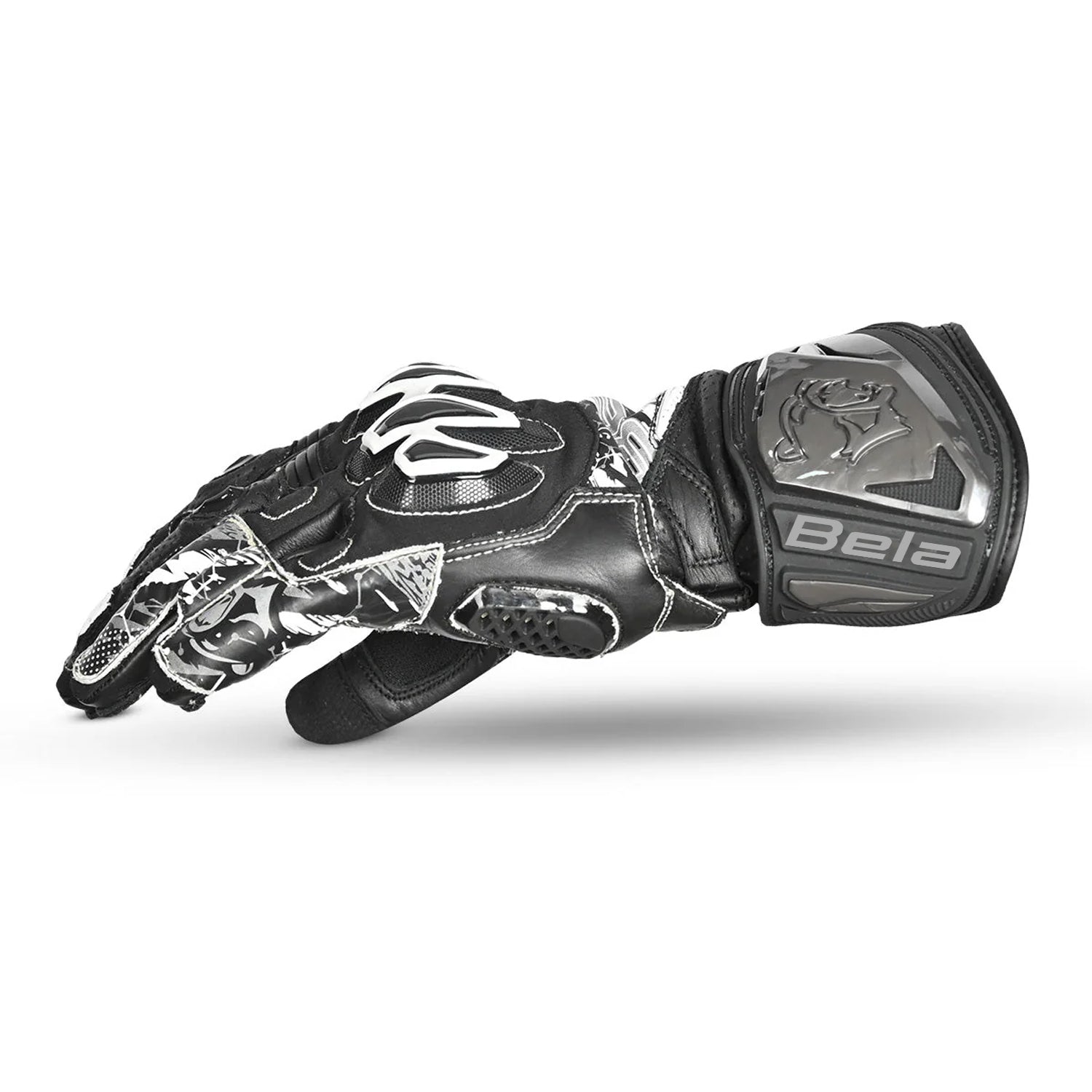 BELA ARMOUR PRO GUANTI NERO BIANCO 