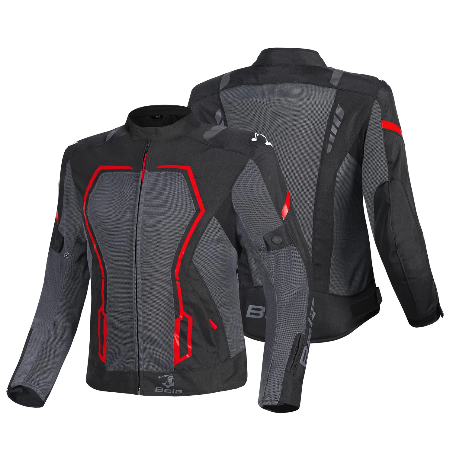 BELA ARTREX AIR 2.0 GIACCA NERO/GRIGIO/ROSSO 