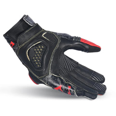 BELA ARMOUR PRO GUANTI SHORT NERO ROSSO 