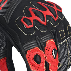 BELA ARMOUR PRO GUANTI SHORT NERO ROSSO 