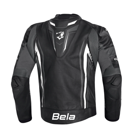 BELA BEAST GIACCA UOMO IN PELLE ANTHIRA NERO BIANCO – Yamoto.it