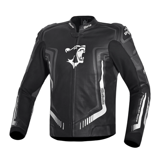 BELA BEAST GIACCA UOMO IN PELLE ANTHIRA NERO BIANCO – Yamoto.it