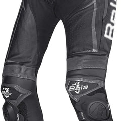 BELA BEAST – PANTALONE UOMO IN PELLE ANTHIRA NERO BIANCO 
