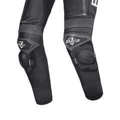 BELA BEAST – PANTALONE UOMO IN PELLE ANTHIRA NERO BIANCO 