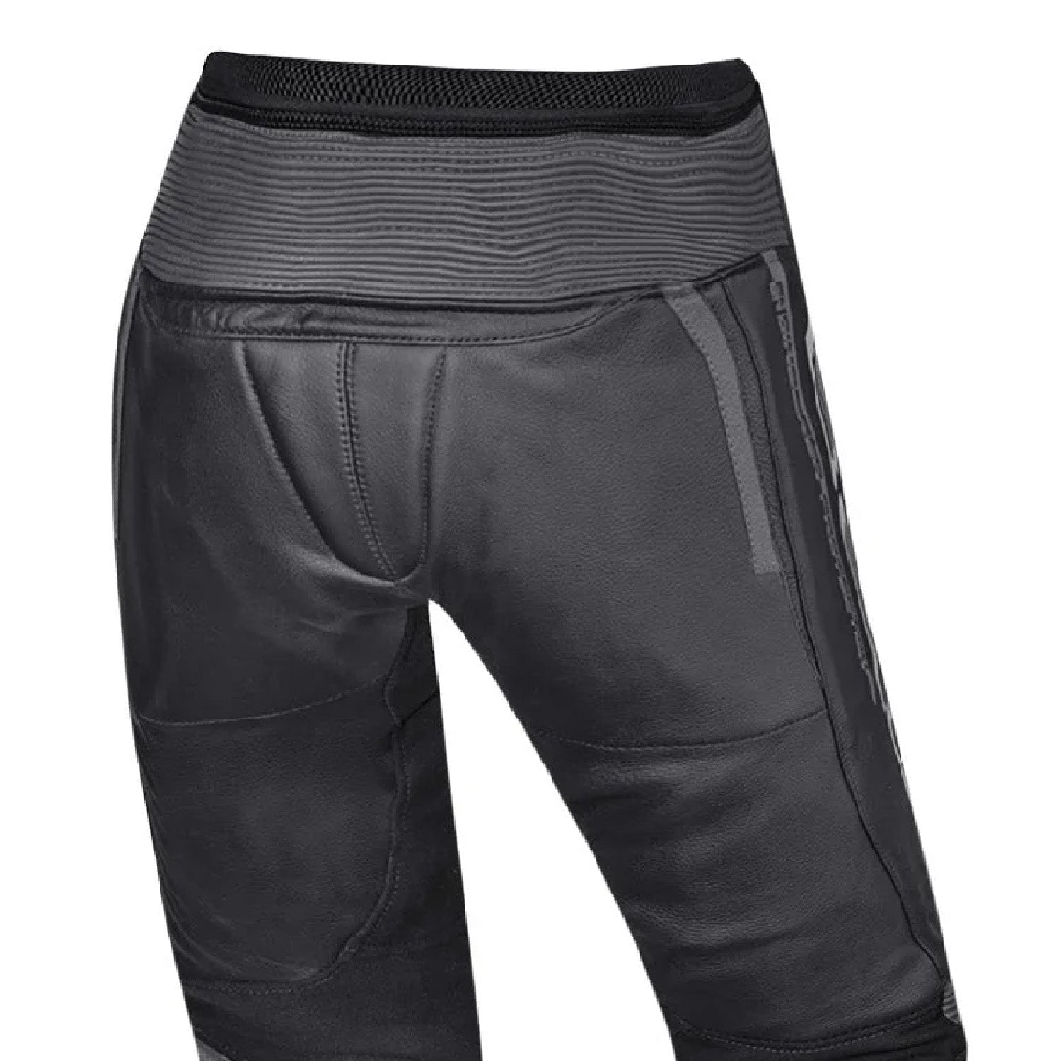 BELA BEAST – PANTALONE UOMO IN PELLE ANTHIRA NERO BIANCO 