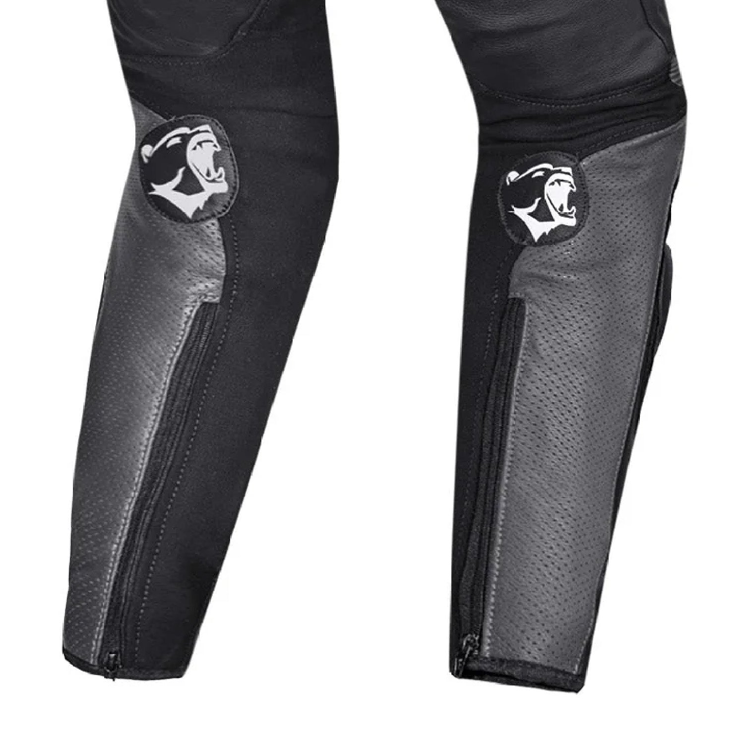 BELA BEAST – PANTALONE UOMO IN PELLE ANTHIRA NERO BIANCO 