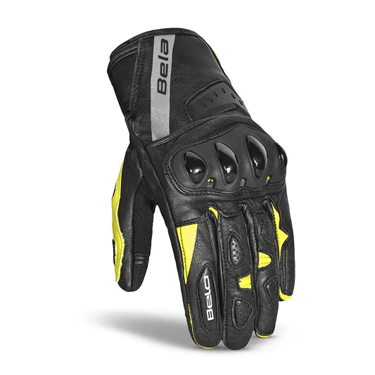 BELA Blast Winter Leather Gloves Black/Yellow – Yamoto.it