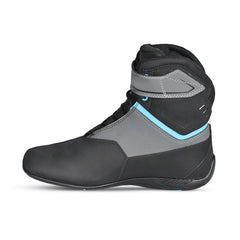 BELA BLAZE LADY STIVALI MOTO TURQUOISE NERO GRIGIO 