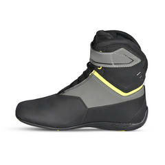 BELA BLAZE MAN STIVALI MOTO IN PELLE FLOUR NERO GIALLO 