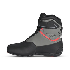 BELA BLAZE MAN STIVALI MOTO IN PELLE NERO GRIGIO ROSSO 