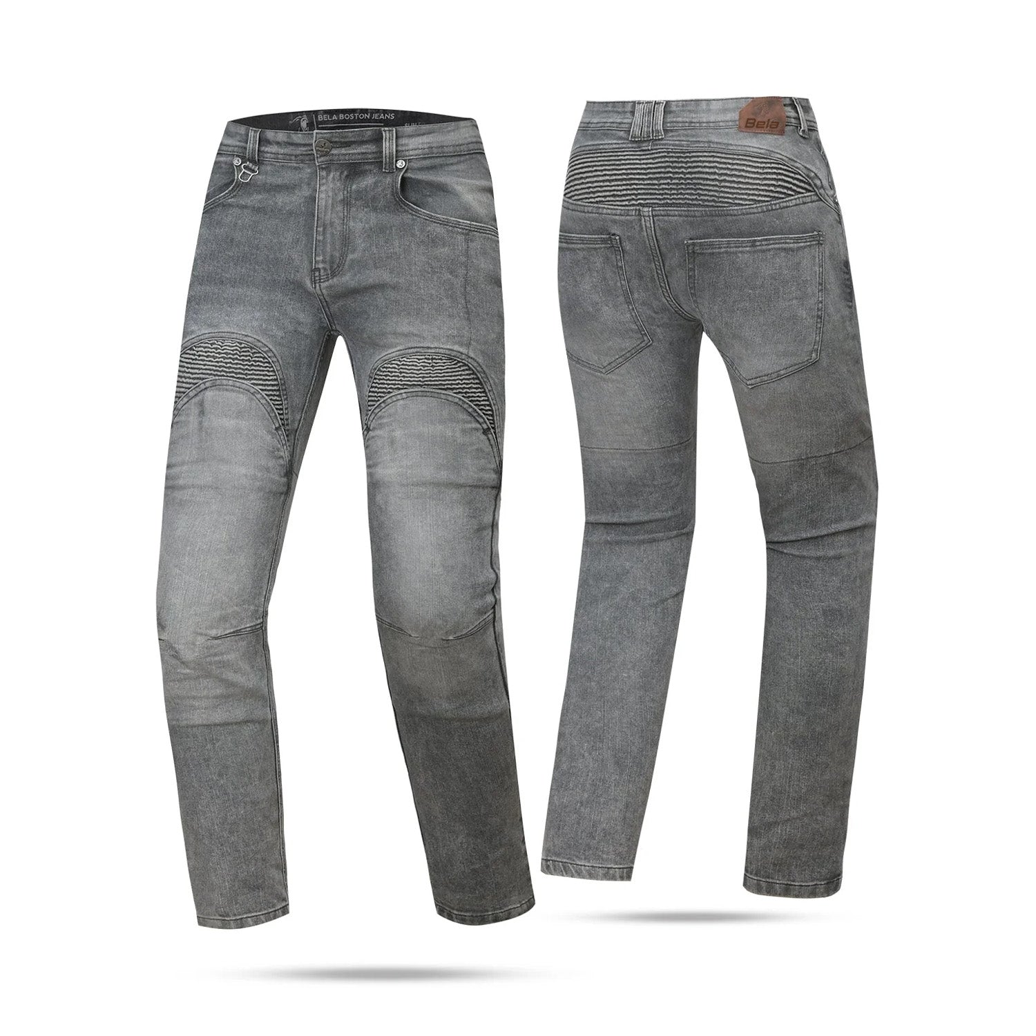 BELA BOSTON PANTALONI UOMO JEANS CASUALE 30L NERO 