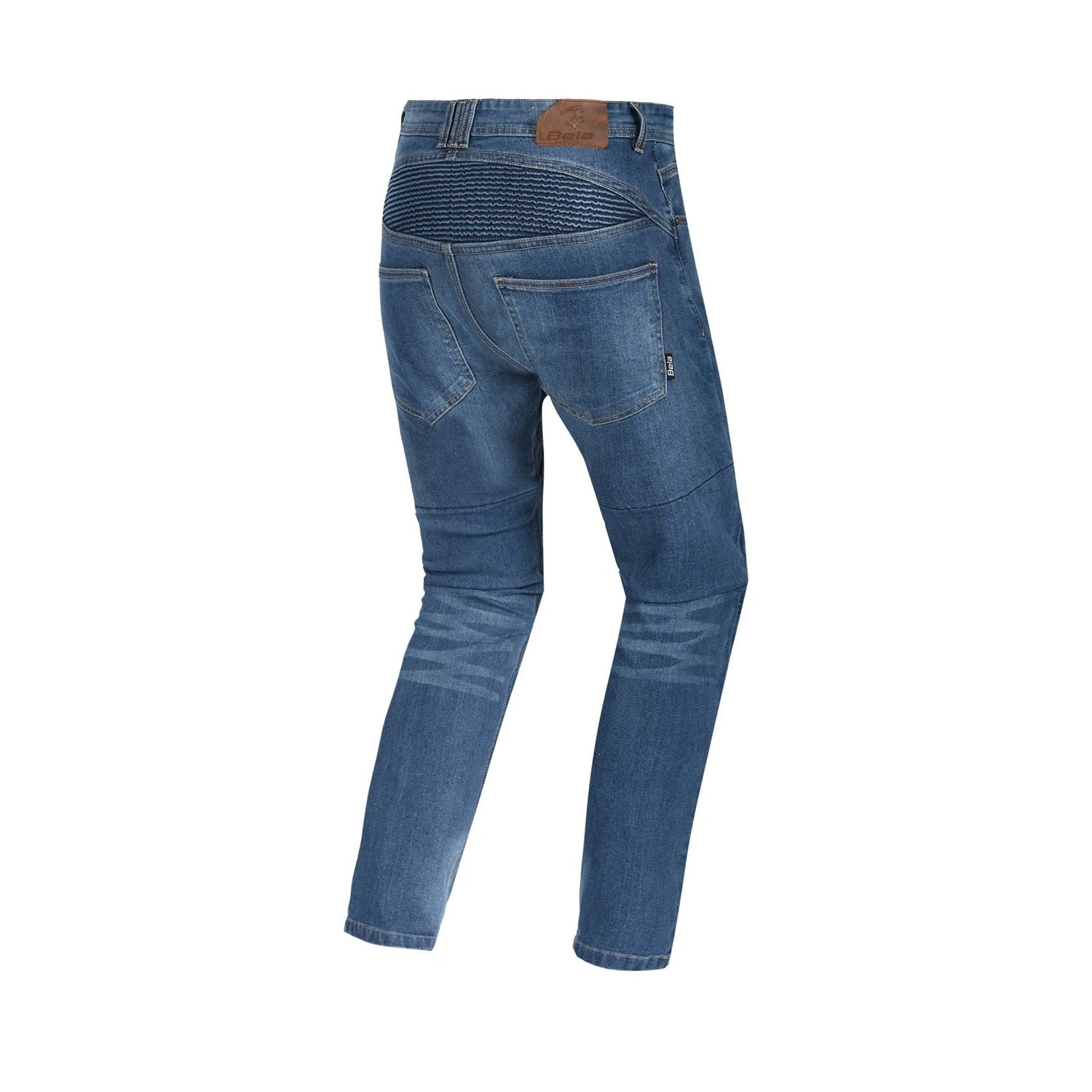 BELA BOSTON PANTALONI UOMO JEANS SCURO 32L BLU SPRAY 