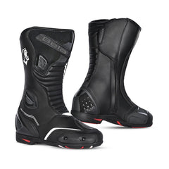 BELA BOTAS PIEL STRIP SPORTIVO STIVALI NERO BIANCO 