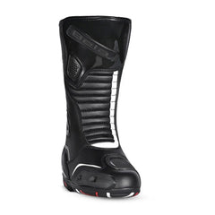 BELA BOTAS PIEL STRIP SPORTIVO STIVALI NERO BIANCO 