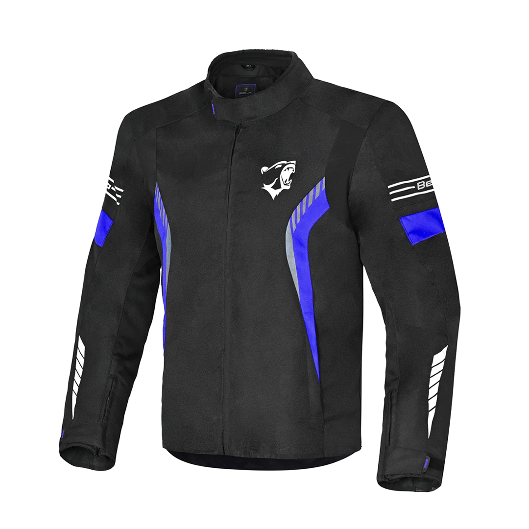 BELA BRADLEY GIACCA UOMO MOTO NERO BLU 