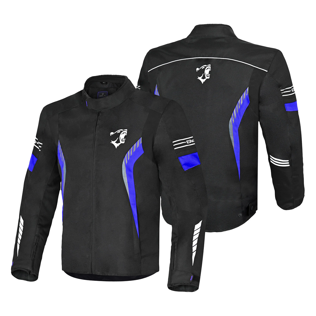 BELA BRADLEY GIACCA UOMO MOTO NERO BLU 
